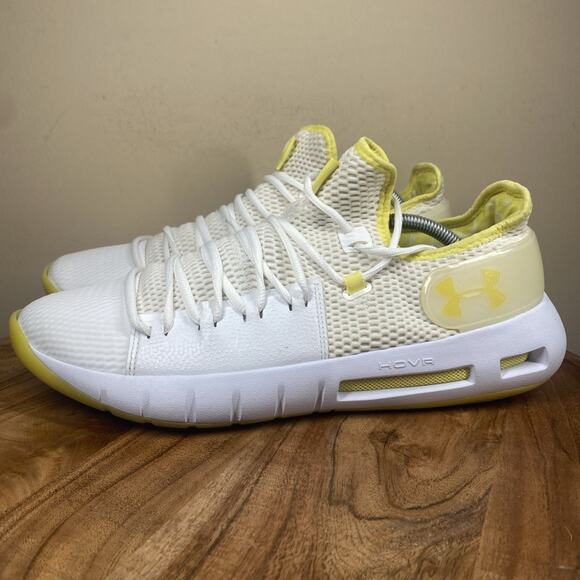 Under Armour Hovr Havoc Low Player Edition White Lemon Mens Size 12.5 3021593109 - Picture 2 of 11